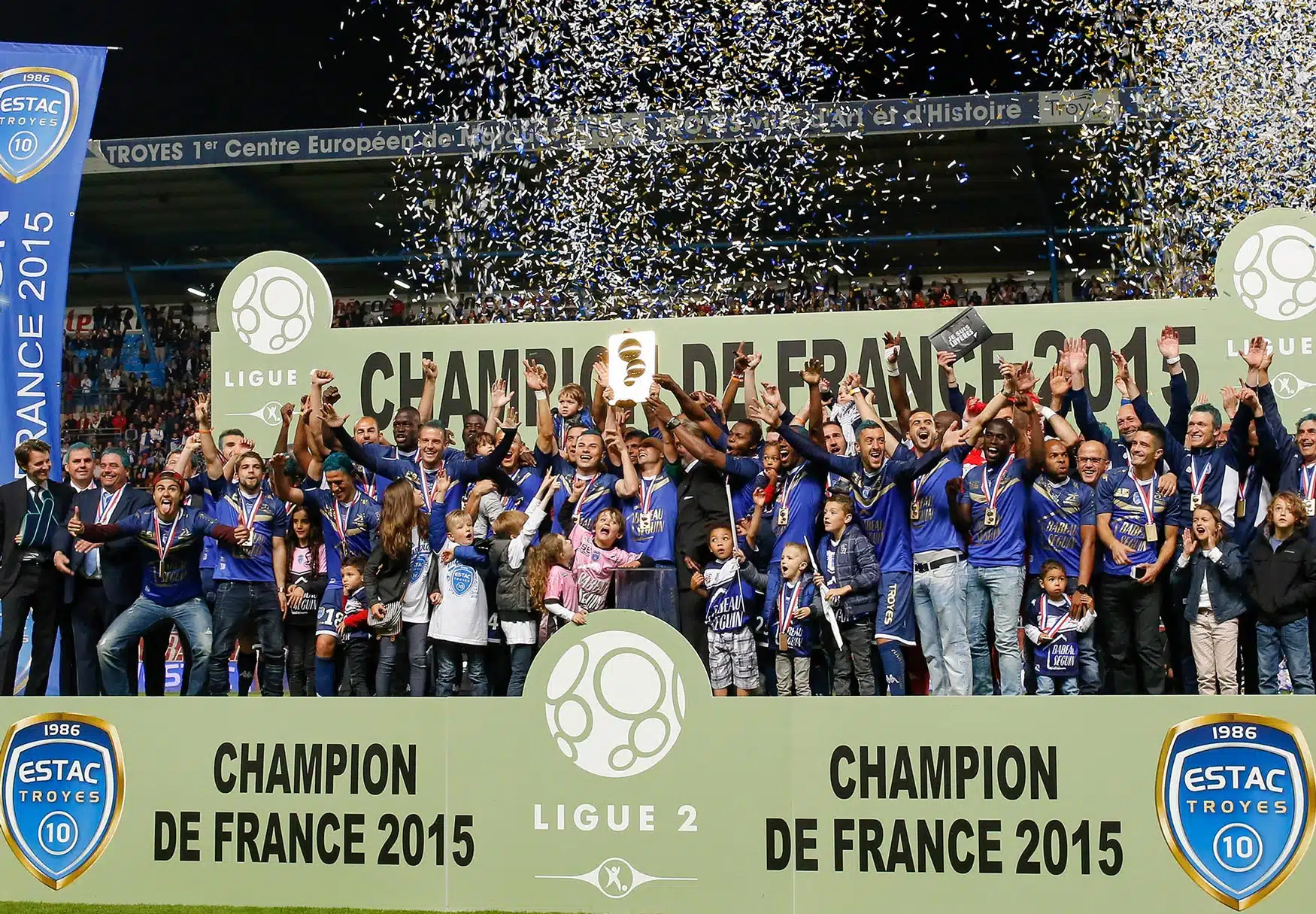 2015 - Premier titre de champion de France de Ligue 2
